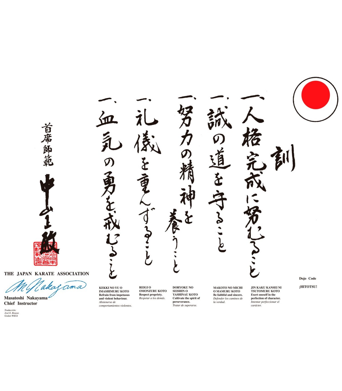 Dojo Kun